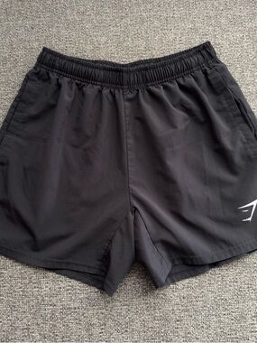 Gymshark Women's Black Athletic Shorts